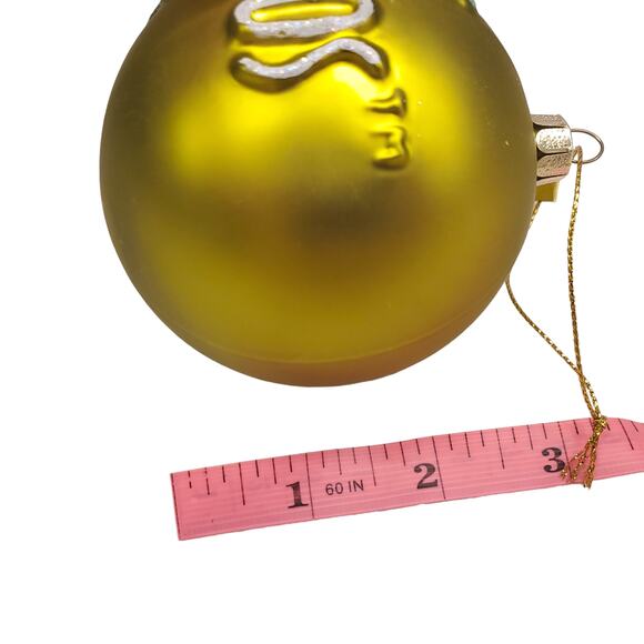 Universal Studios Glass Ornament Gold 2019 Theme Park Ornaments - Picture 7 of 8